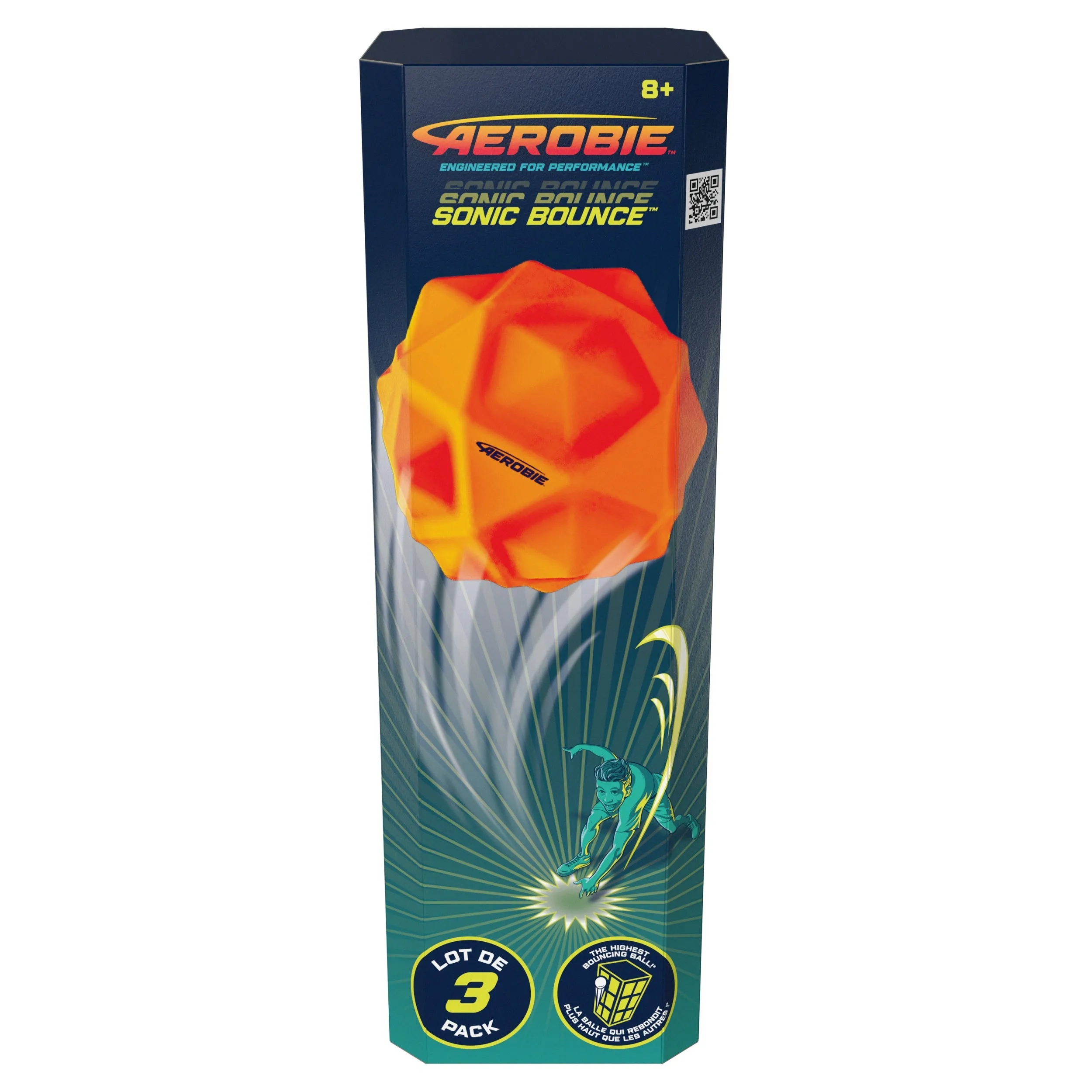 Aerobie Sonic Bounce Ball 3-Pack