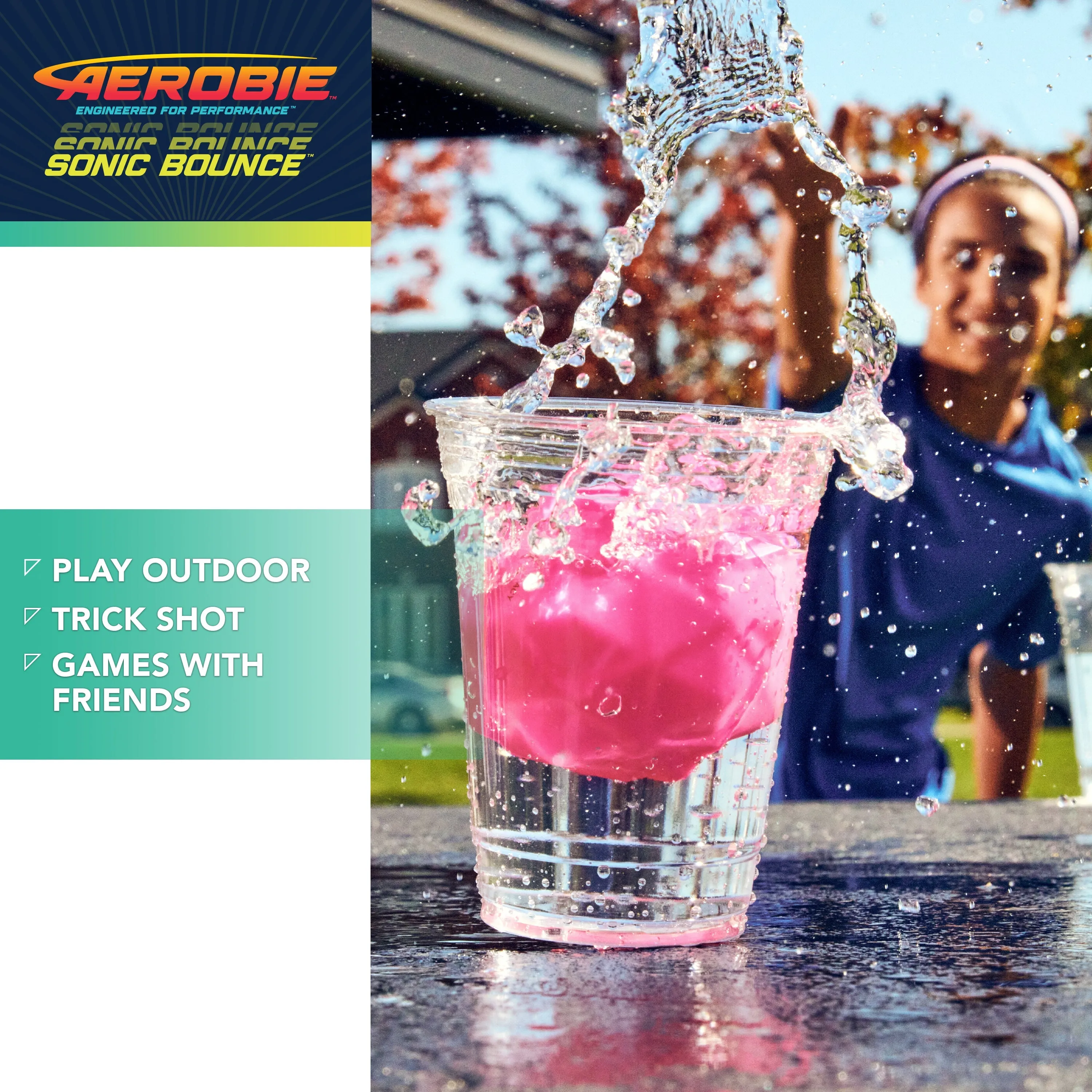 Aerobie Sonic Bounce Ball 3-Pack