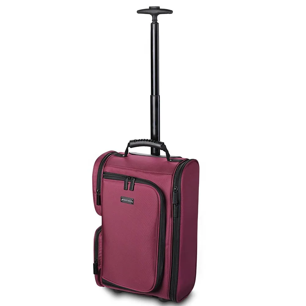 Byootique FuHold Rolling Cosmetic Case Carry-On Large Backpack