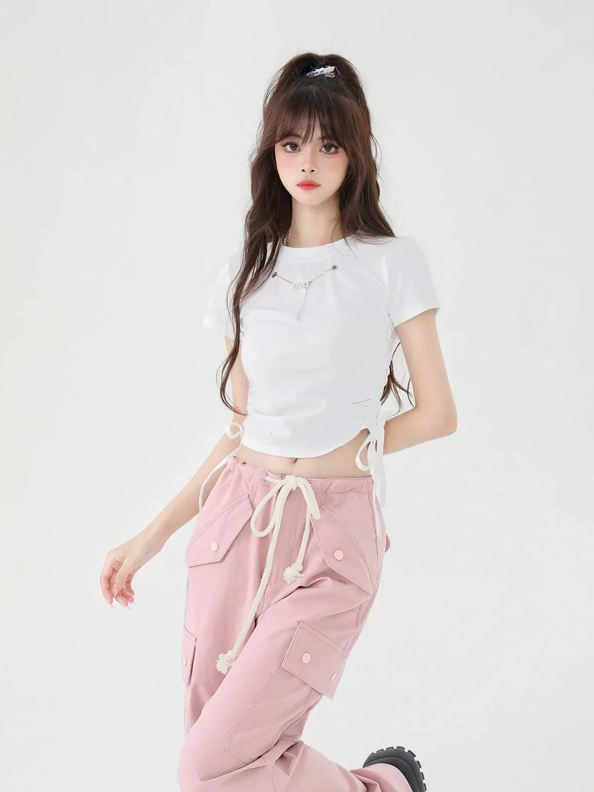 Hot Cool Top Slim Love Girl