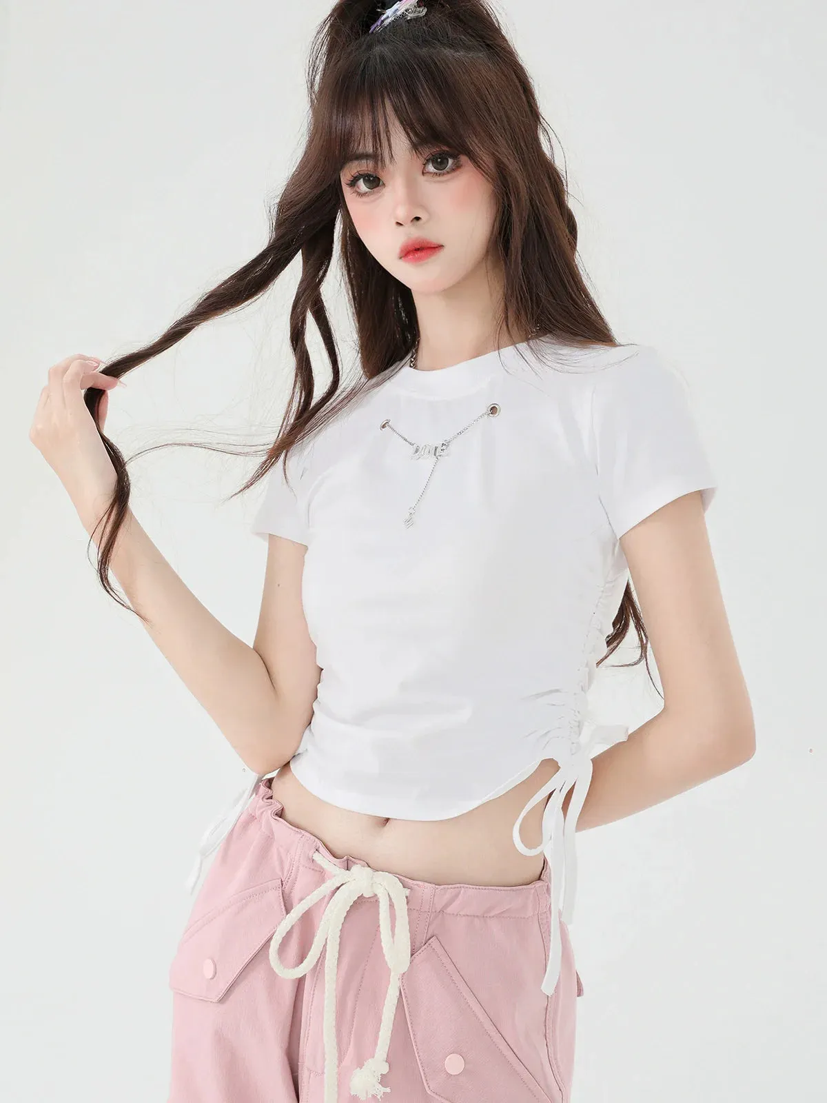Hot Cool Top Slim Love Girl