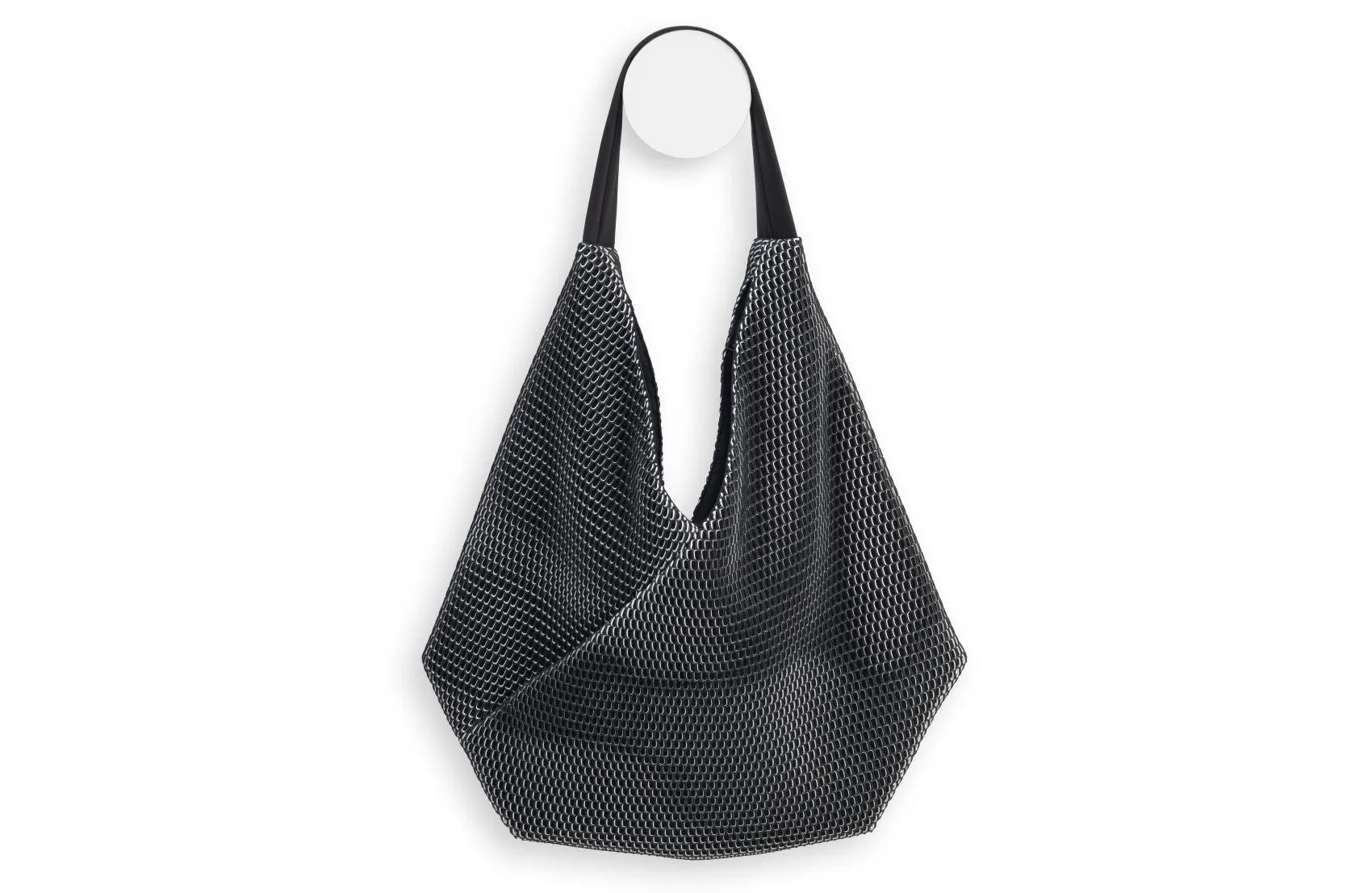 InZu Bevel Bag Silver Mesh