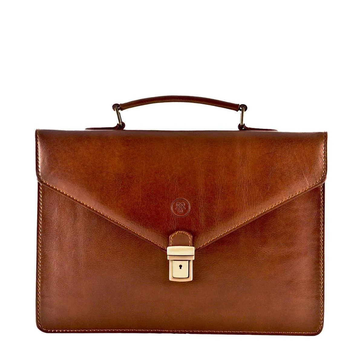 Lorenzo Small Leather Briefcase