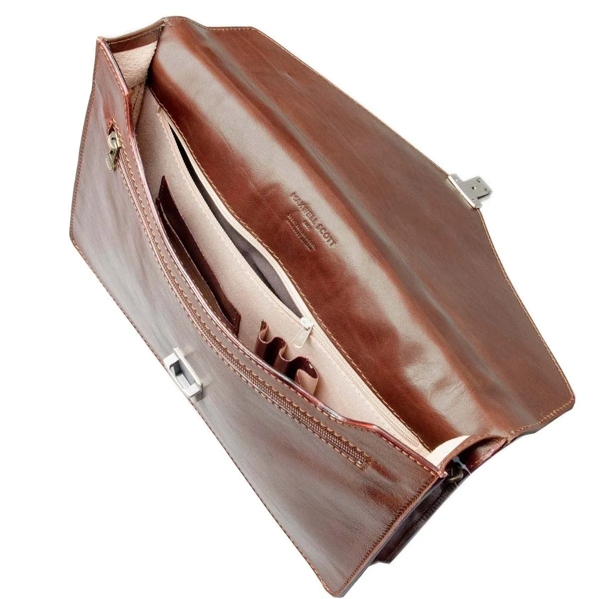 Lorenzo Small Leather Briefcase