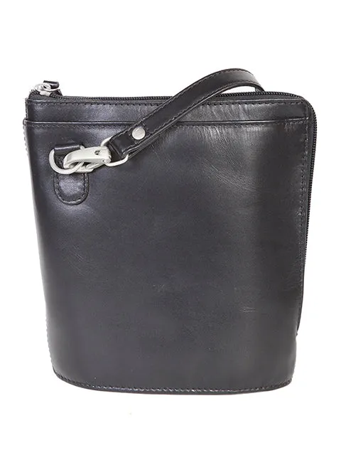 Scully Leather Handbag with Expandable Side Assorted Colors