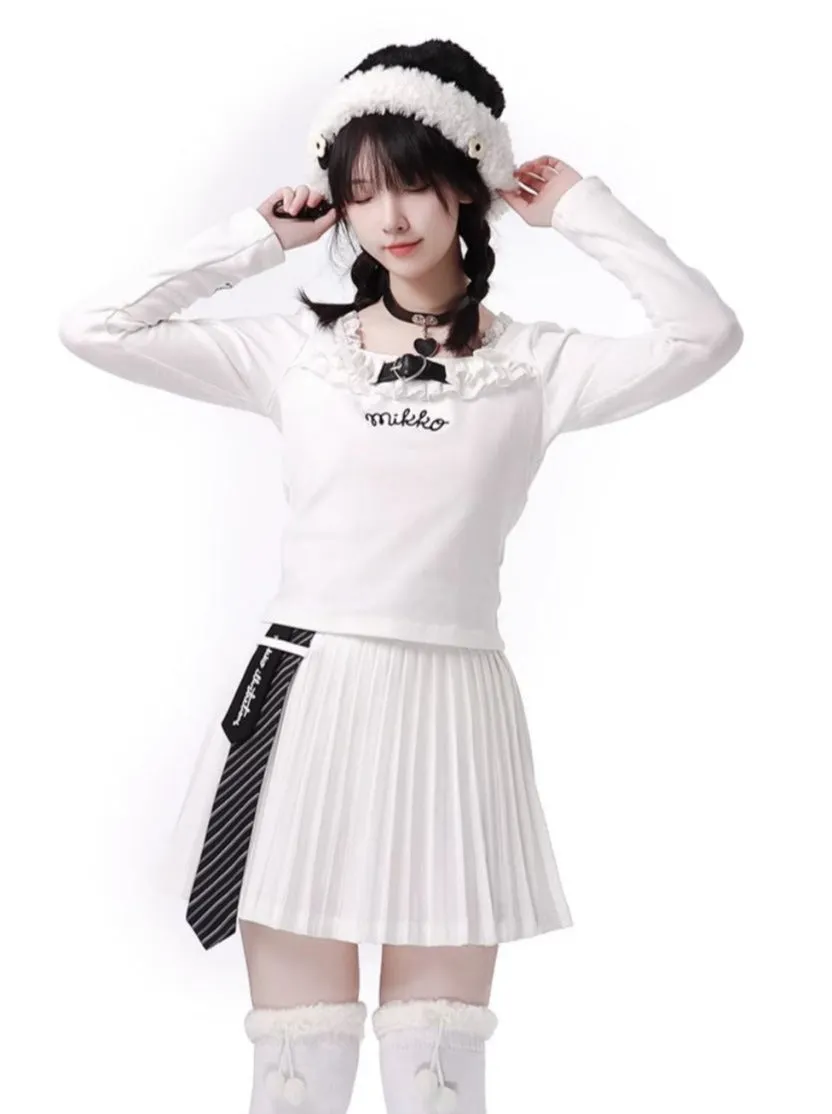 Square Afrylic Color Love Leather Back Letops