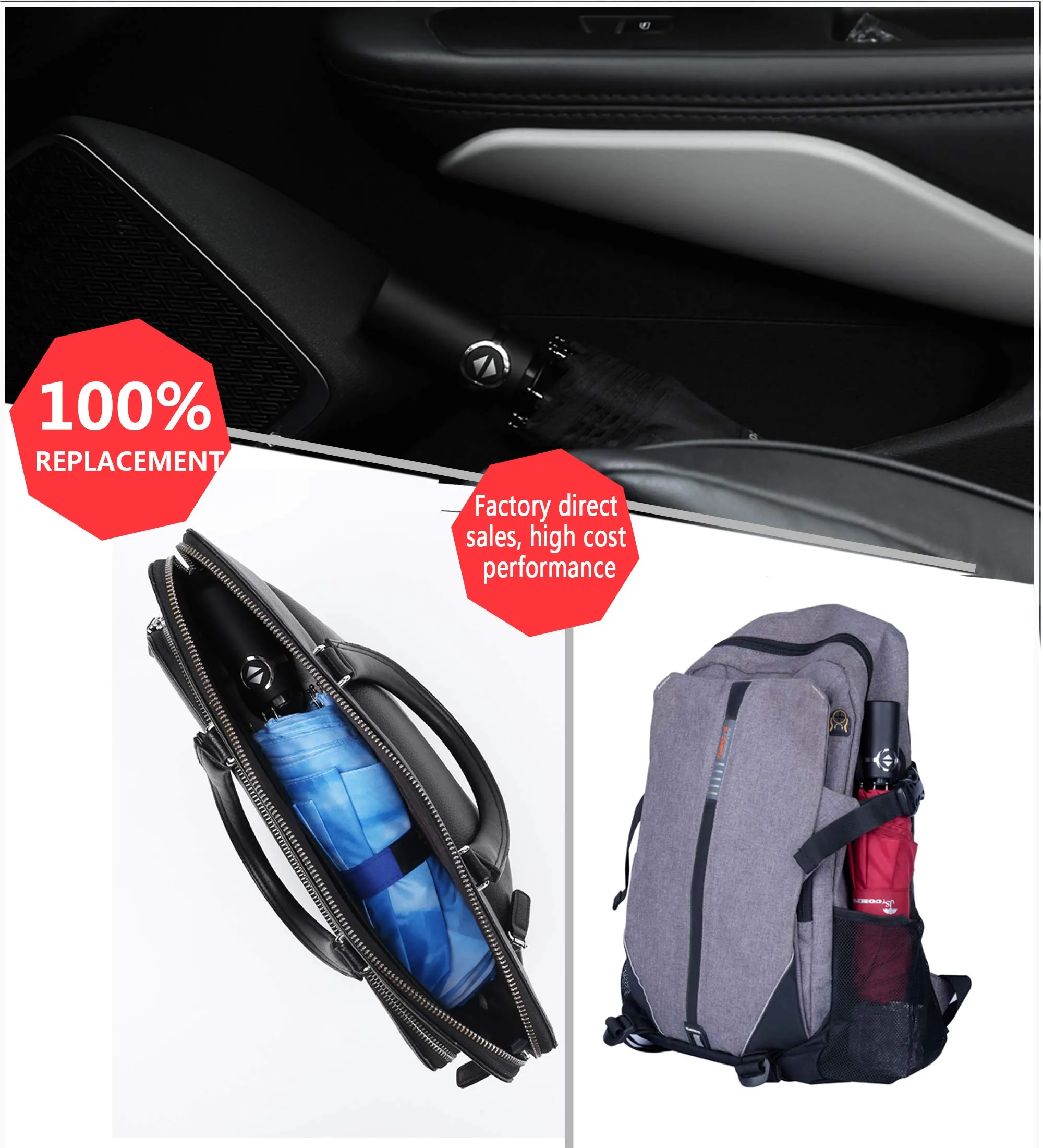SY COMPACT Travel Umbrella Automatic Windproof Umbrellas Strong Compact Umbrella for Women Men