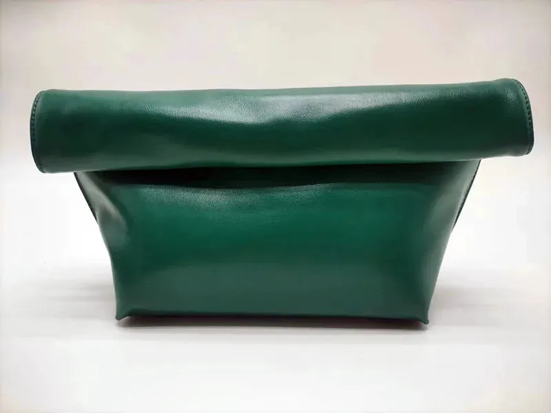 UAKISS  -  Vintage Women Clutch bag soft pu leather Lady evening bags Trend party girl Envelope Bag Fashion Burgundy Clutches purse