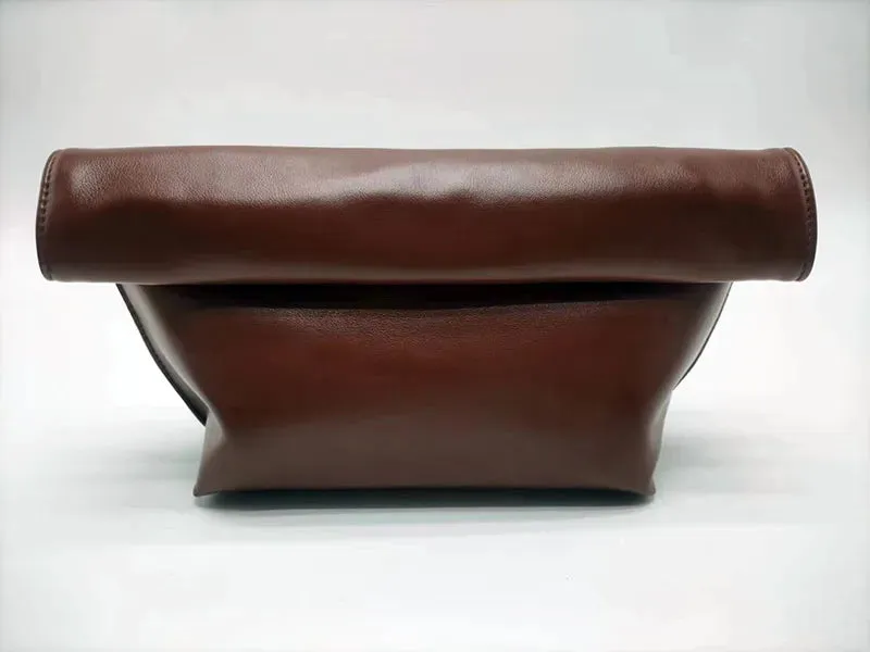 UAKISS  -  Vintage Women Clutch bag soft pu leather Lady evening bags Trend party girl Envelope Bag Fashion Burgundy Clutches purse